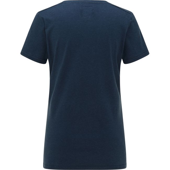 Haglöfs Träd Tee Print W – Tricou din bumbac organic cu imprimeu - Albastru Tarn Blue