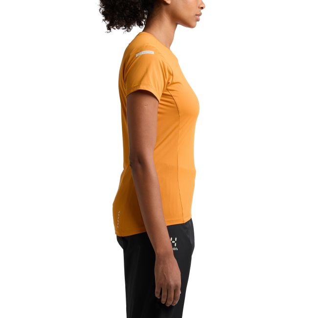 Haglöfs L.I.M Tech Tee W – Tricou tehnic ultraușor - Galben Desert Yellow