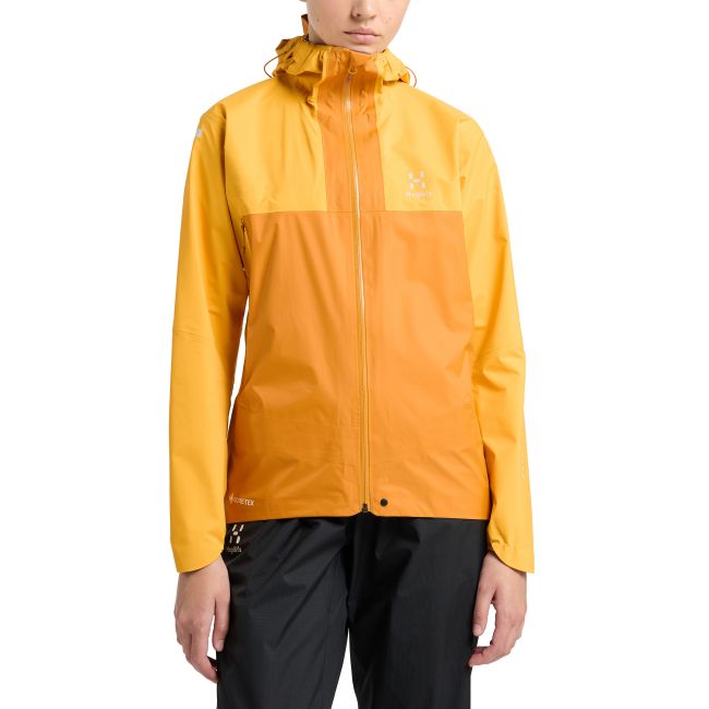 Haglöfs L.I.M GTX Active Jacket W – Geacă GORE-TEX Active ultraușoară - Galben Sunny Yellow/Desert Yellow