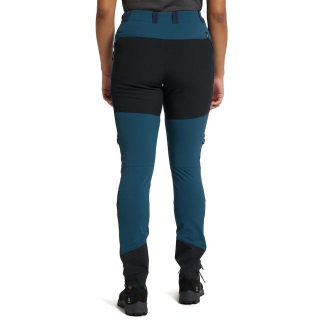 Haglöfs Rugged Slim Pant W – Pantaloni softshell outdoor - Albastru/negru (4TP)