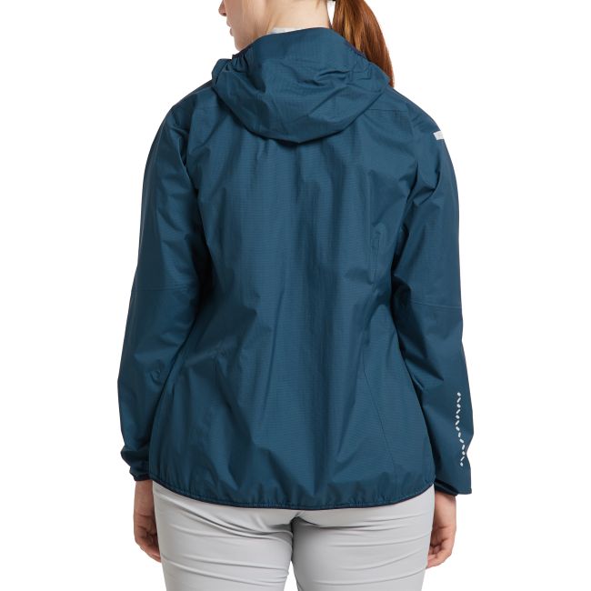 Haglöfs L.I.M Proof Jacket W – Geacă impermeabilă ultraușoară - Albastru Dark Ocean