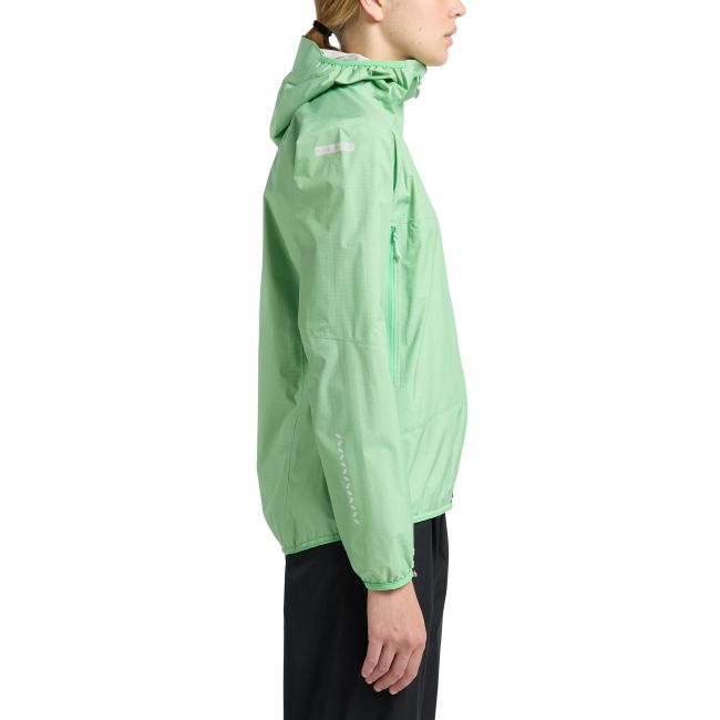 Haglöfs L.I.M Proof Jacket W – Geacă impermeabilă ultraușoară - Verde deschis Mint Stone