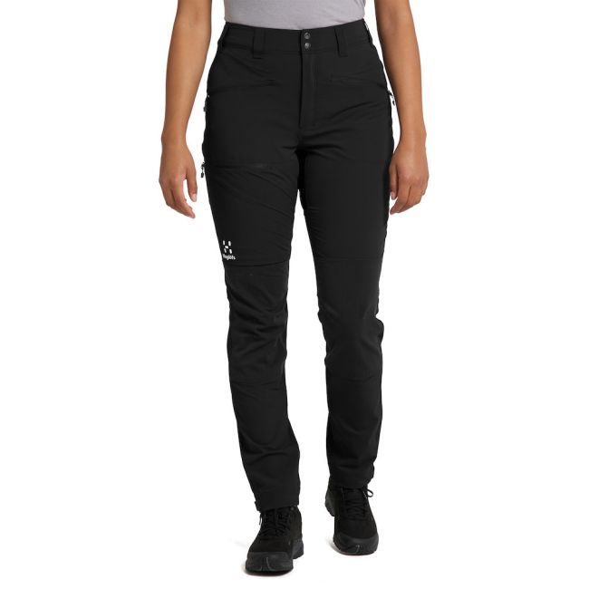 Haglöfs Mid Standard Pant W – Pantaloni softshell outdoor - Negru True Black