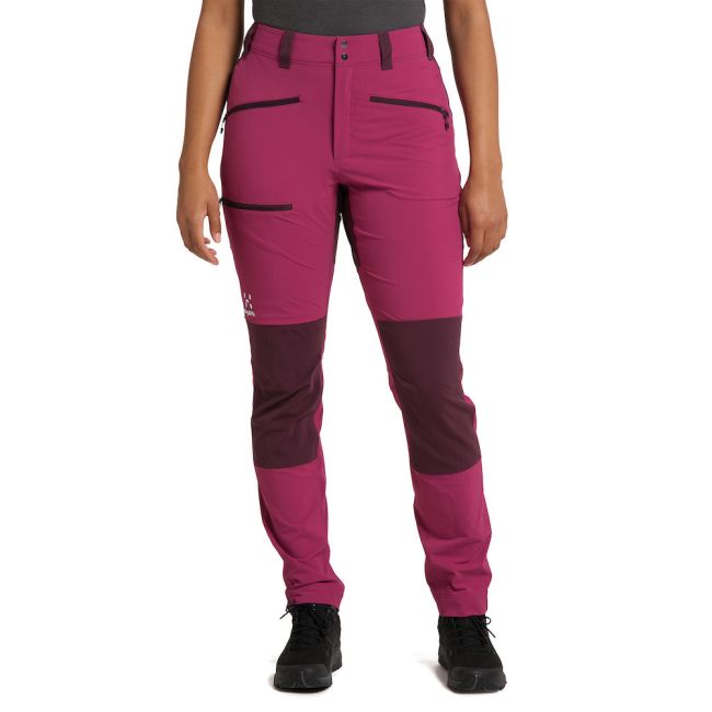 Haglöfs Mid Standard Pant W – Pantaloni softshell outdoor - Roz/bordo