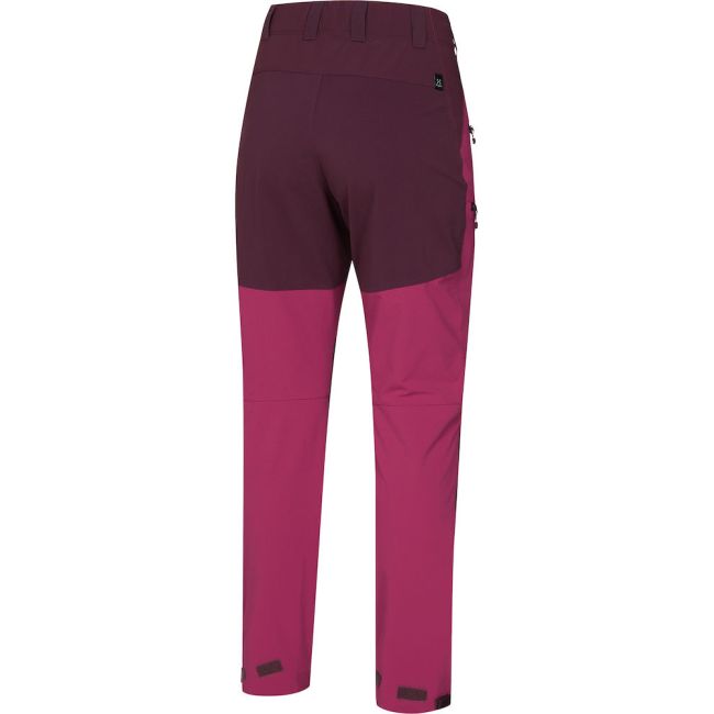 Haglöfs Mid Standard Pant W – Pantaloni softshell outdoor - Roz/bordo