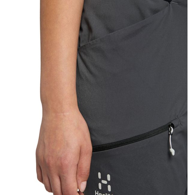 Haglöfs L.I.M Fuse Pant W – Pantaloni outdoor ultraușori - Gri închis Magnetite