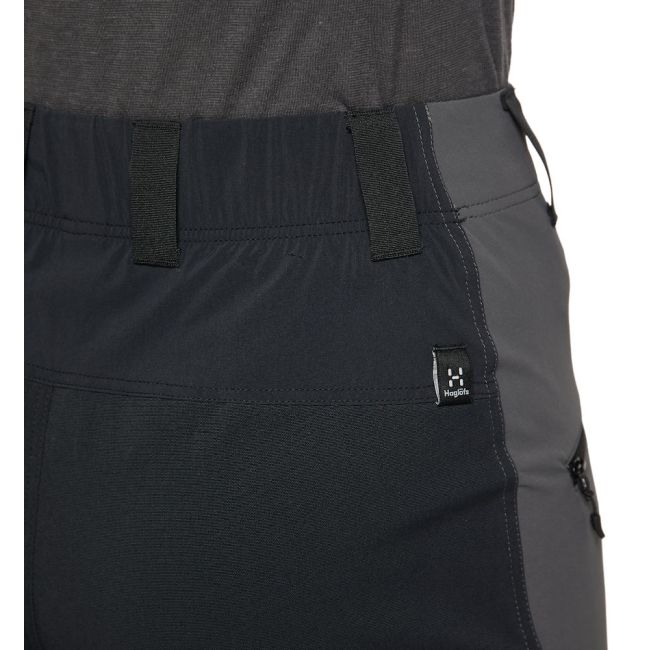 Haglöfs Mid Slim Pant W – Pantaloni softshell outdoor - Gri/negru Magnetite/True Black