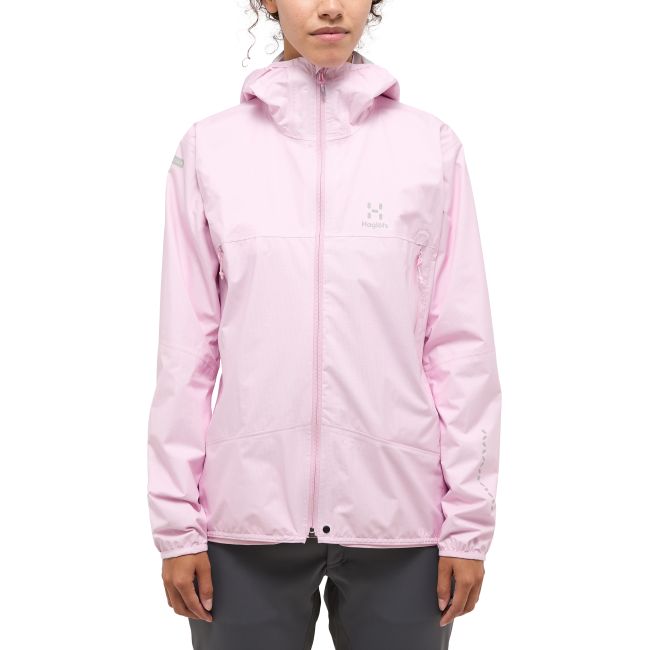 Haglöfs L.I.M Proof Jacket W – Geacă impermeabilă ultraușoară - Roz Fresh Pink