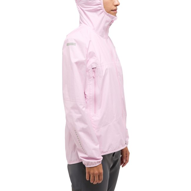 Haglöfs L.I.M Proof Jacket W – Geacă impermeabilă ultraușoară - Roz Fresh Pink