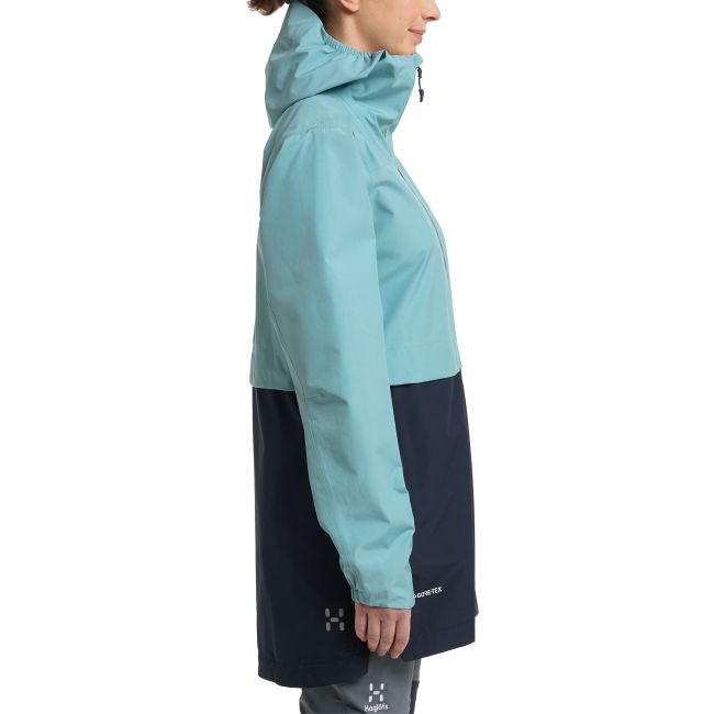 Haglöfs Wilda GTX Parka W – Parka GORE-TEX - Albastru Frost blue/Tarn blue