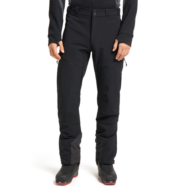 Haglöfs Discover Touring Pant – Pantaloni softshell pentru tură de schi - Negru True Black