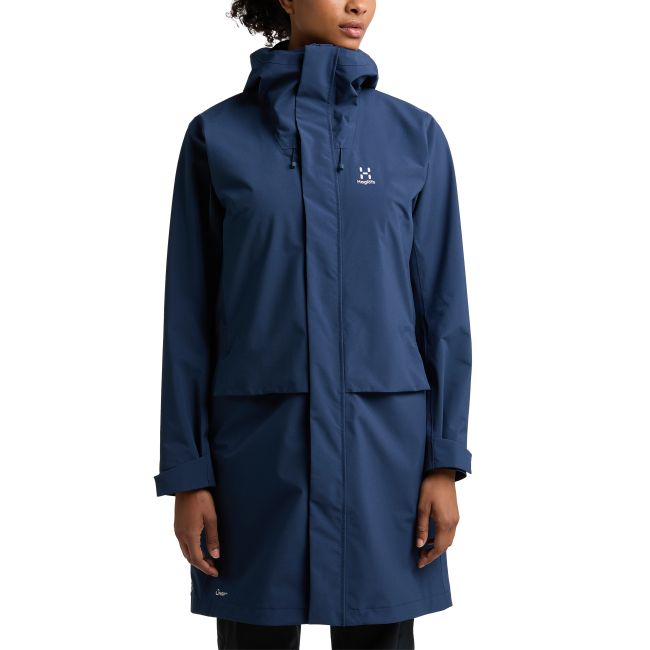 Haglöfs Aria Proof Parka W – Parka impermeabilă - Albastru închis Tarn Blue
