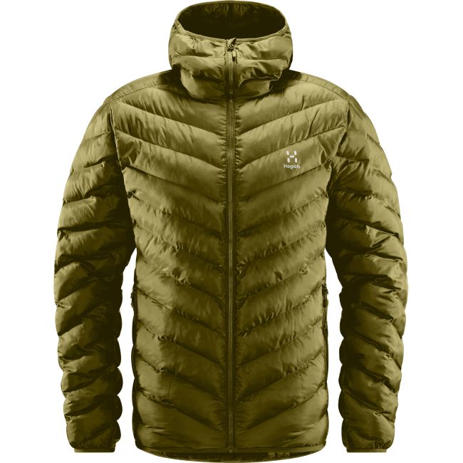 Haglöfs Särna Mimic Hood – Geacă izolată Mimic cu glugă - Verde Olive Green