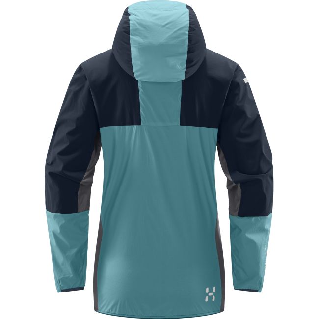 Haglöfs L.I.M Alpha Hood W – Geacă izolată ușoară cu glugă - Albastru Frost blue/Tarn blue