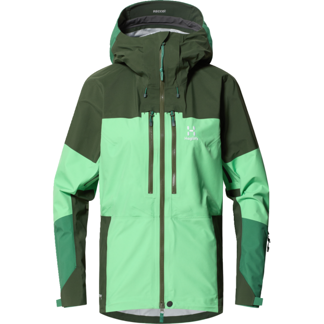 Haglöfs Spitz GTX PRO Jacket W – Geacă GORE-TEX PRO pentru alpinism - Verde