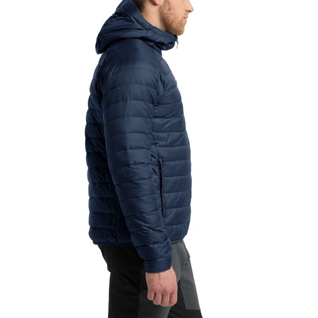 Haglöfs Spire Mimic Hood – Geacă izolată Mimic cu glugă - Albastru închis Tarn Blue Solid