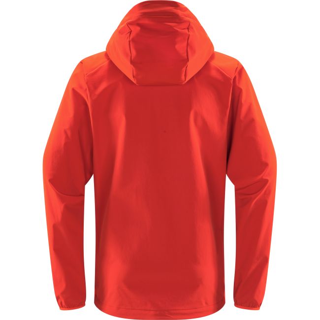 Haglöfs Discover Touring Jacket – Geacă softshell pentru tură de schi - Roșu Habanero