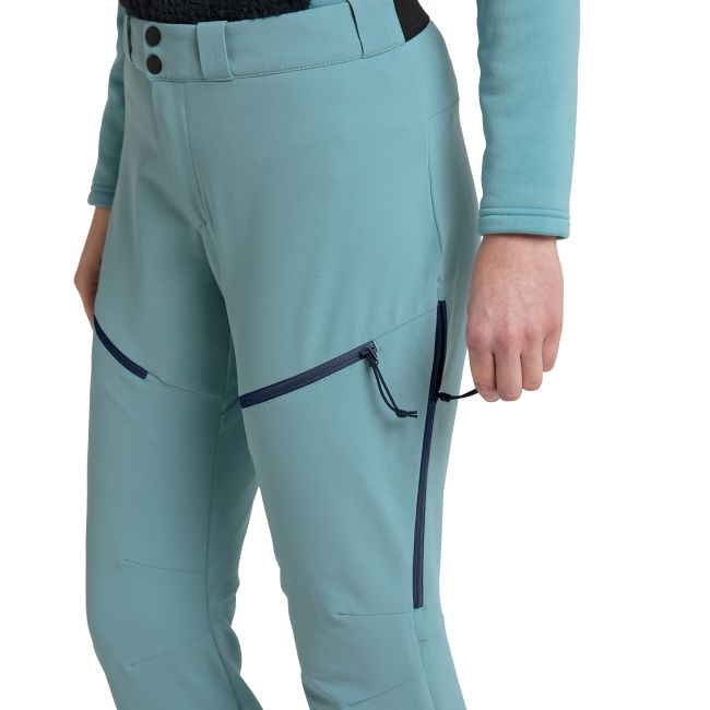 Haglöfs Discover Touring Pant W – Pantaloni softshell pentru tură de schi - Albastru deschis Frost Blue