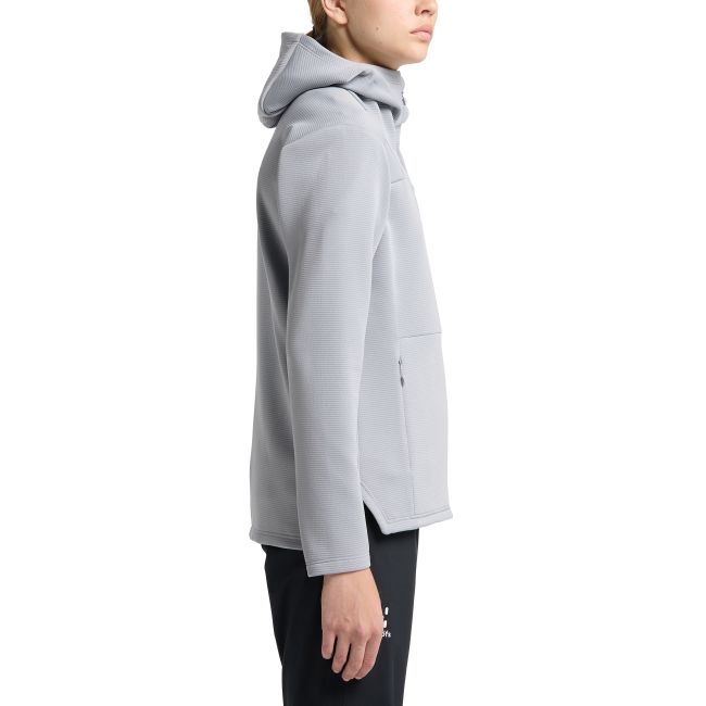 Haglöfs Willow Mid Hood W – Hanorac outdoor - Gri Concrete