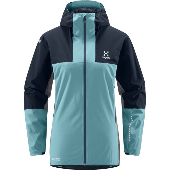 Haglöfs L.I.M Alpha Hood W – Geacă izolată ușoară cu glugă - Albastru Frost blue/Tarn blue