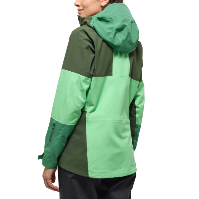 Haglöfs Spitz GTX PRO Jacket W – Geacă GORE-TEX PRO pentru alpinism - Verde