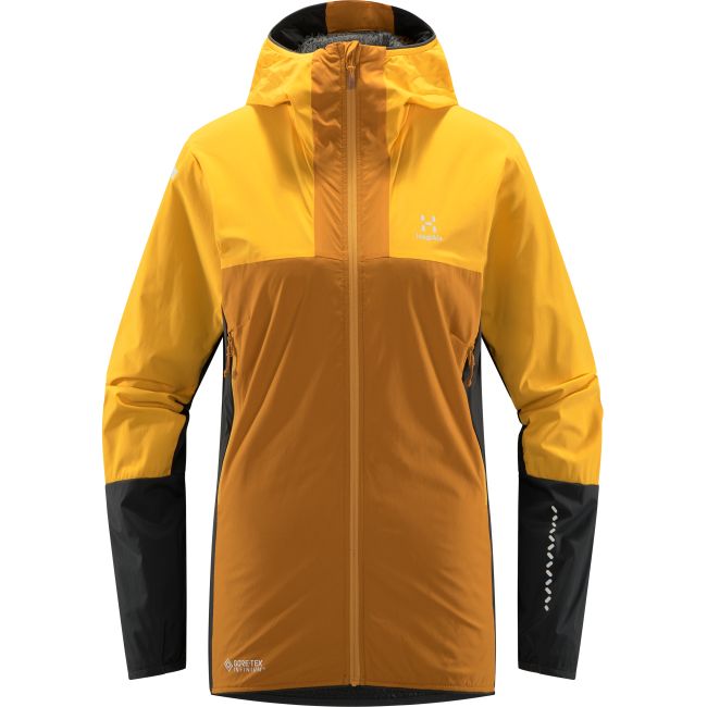 Haglöfs L.I.M Alpha Hood W – Geacă izolată ușoară cu glugă - Galben Desert Yellow/Sunny Yellow