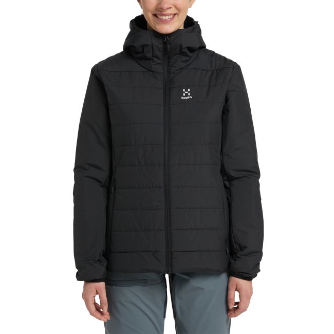Haglöfs Mimic Silver Hood W – Geacă izolată Mimic Silver cu glugă - Negru True Black