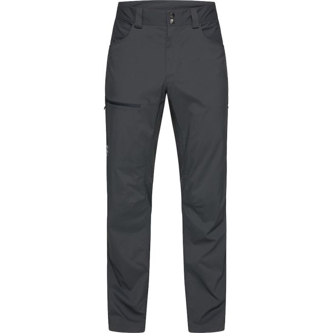 Haglöfs Lite Standard Pant – Pantaloni outdoor ușori de vară - Gri închis