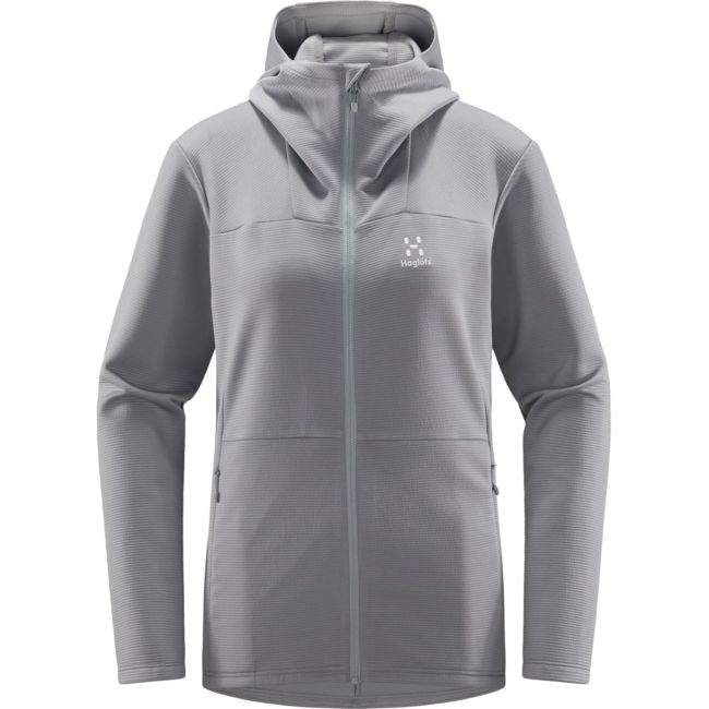 Haglöfs Willow Mid Hood W – Hanorac outdoor - Gri Concrete