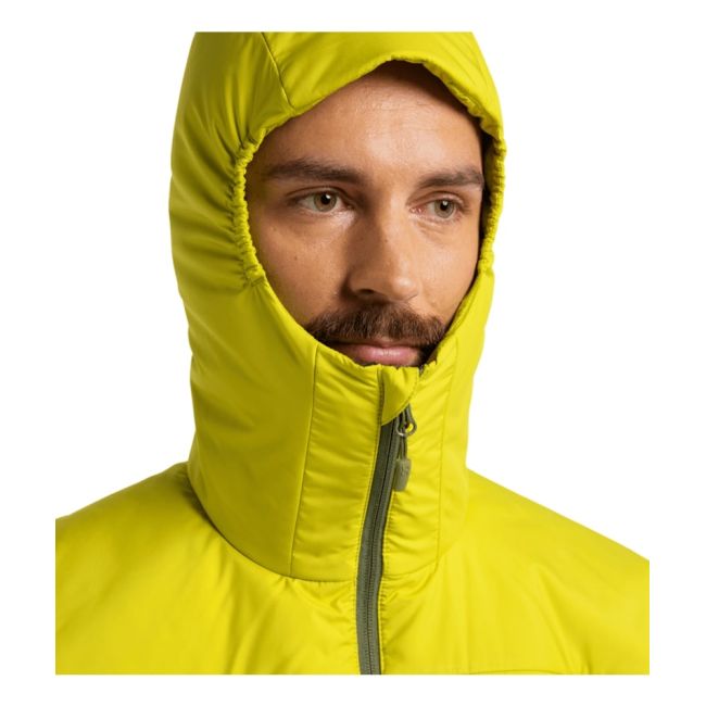 Haglöfs Mimic Silver Hood – Geacă izolată Mimic Silver cu glugă - Verde Olive green/Aurora