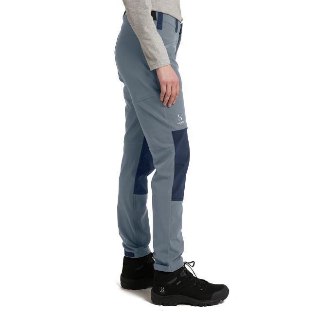 Haglöfs Chilly Softshell Pant W – Pantaloni softshell de iarnă - Albastru Steel Blue/Tarn Blue