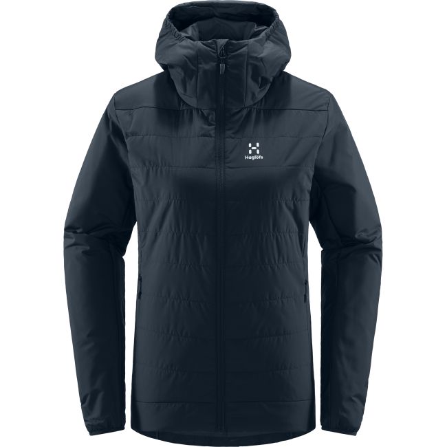 Haglöfs Mimic Silver Hood W – Geacă izolată Mimic Silver cu glugă - Albastru închis Tarn Blue