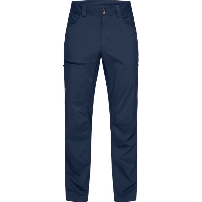 Haglöfs Lite Standard Pant – Pantaloni outdoor ușori de vară - Albastru închis Tarn Blue