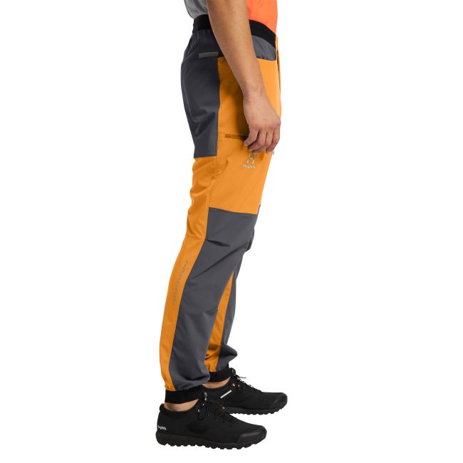 Haglöfs L.I.M Rugged Pant – Pantaloni outdoor ușori - Galben Desert Yellow/Magnetite