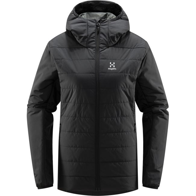 Haglöfs Mimic Silver Hood W – Geacă izolată Mimic Silver cu glugă - Negru True Black