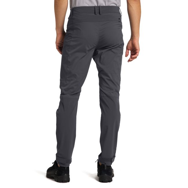 Haglöfs Lite Slim Pant – Pantaloni de drumeție ușori - Gri închis Magnetite