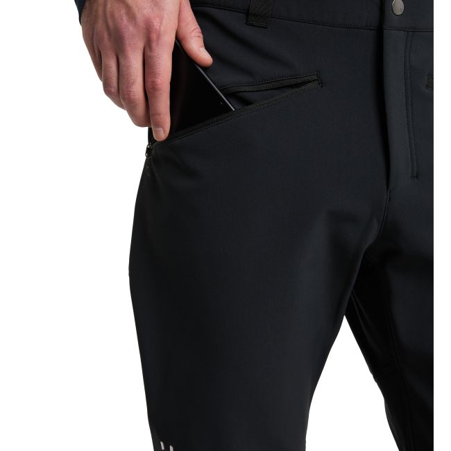 Haglöfs Chilly Softshell Pant – Pantaloni softshell de iarnă - Negru True Black