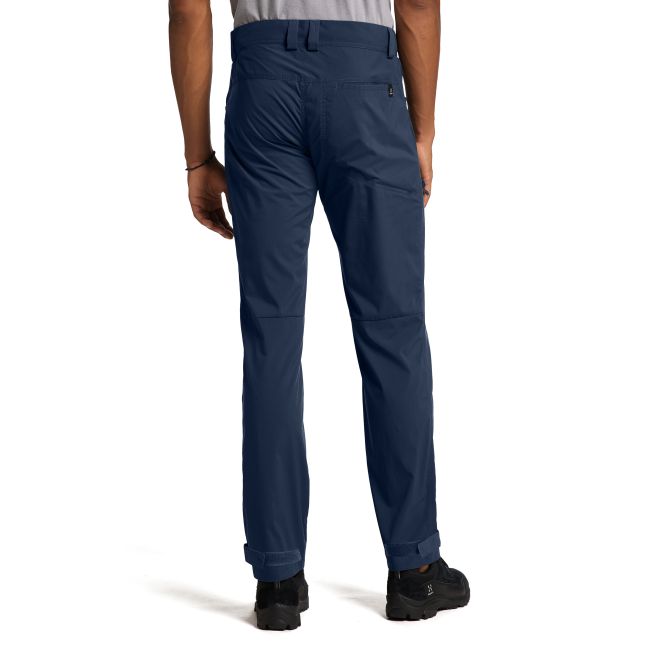 Haglöfs Lite Standard Pant – Pantaloni outdoor ușori de vară - Albastru închis Tarn Blue