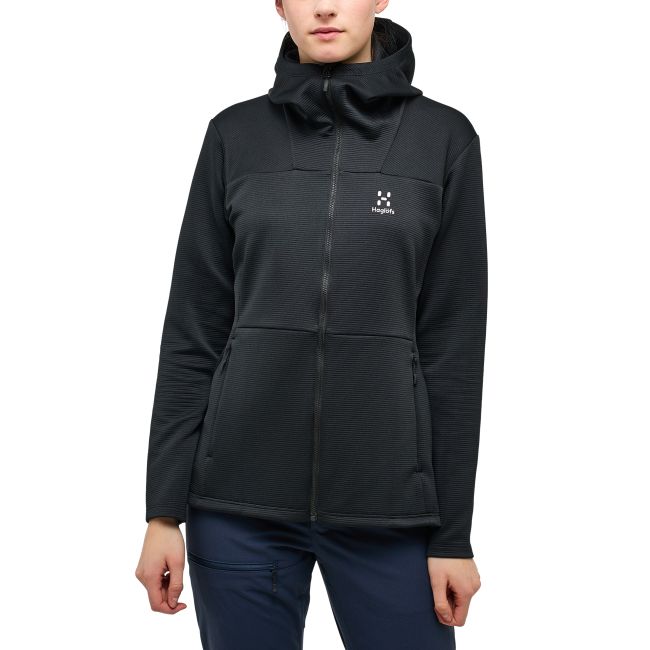 Haglöfs Willow Mid Hood W – Hanorac outdoor - Negru True Black