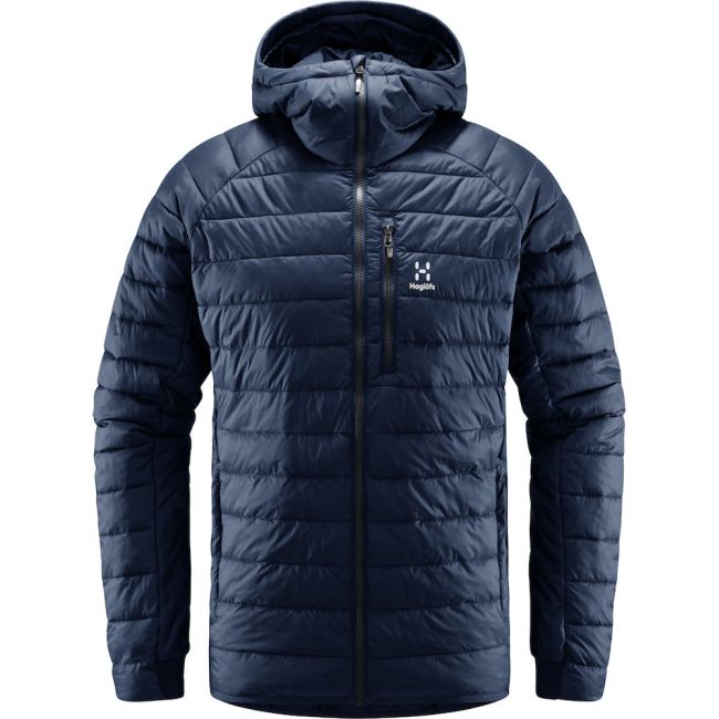Haglöfs Spire Mimic Hood – Geacă izolată Mimic cu glugă - Albastru închis Tarn Blue Solid