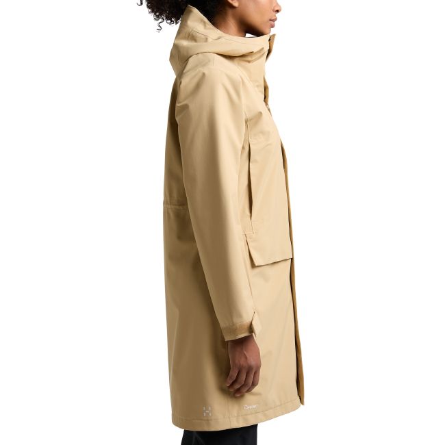 Haglöfs Aria Proof Parka W – Parka impermeabilă - Bej Sand