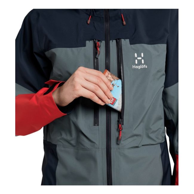 Haglöfs Spitz GTX PRO Jacket W – Geacă GORE-TEX PRO pentru alpinism - Albastru Steel Blue/Tarn Blue