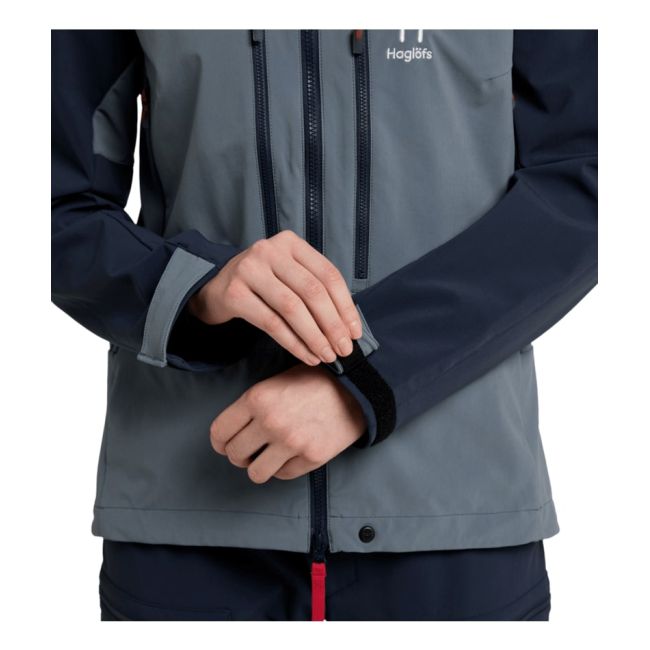 Haglöfs Roc Sight Softshell Jacket W – Geacă softshell tehnică - Albastru Steel Blue/Tarn Blue