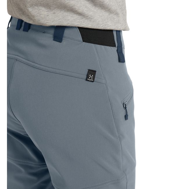 Haglöfs Chilly Softshell Pant W – Pantaloni softshell de iarnă - Albastru Steel Blue/Tarn Blue