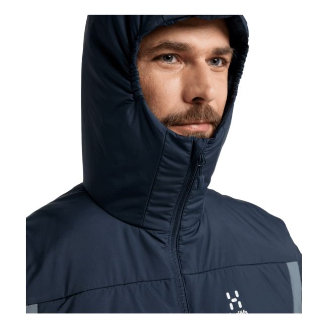 Haglöfs Mimic Silver Hood – Geacă izolată Mimic Silver cu glugă - Albastru Steel Blue/Tarn Blue
