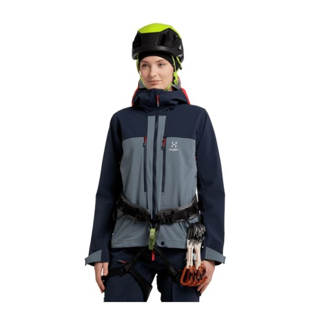 Haglöfs Roc Sight Softshell Jacket W – Geacă softshell tehnică - Albastru Steel Blue/Tarn Blue