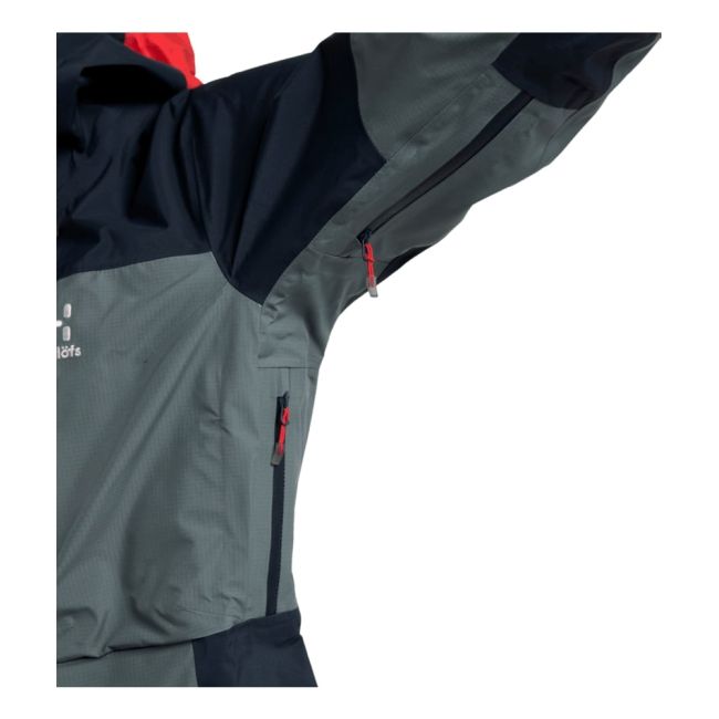 Haglöfs Spitz GTX PRO Jacket W – Geacă GORE-TEX PRO pentru alpinism - Albastru Steel Blue/Tarn Blue