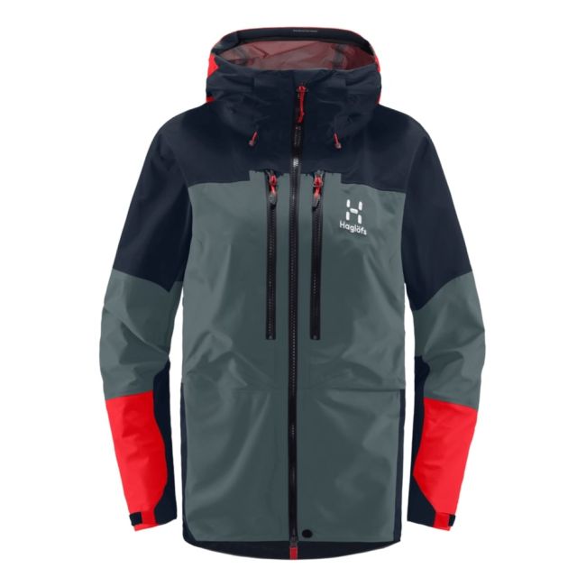 Haglöfs Spitz GTX PRO Jacket W – Geacă GORE-TEX PRO pentru alpinism - Albastru Steel Blue/Tarn Blue
