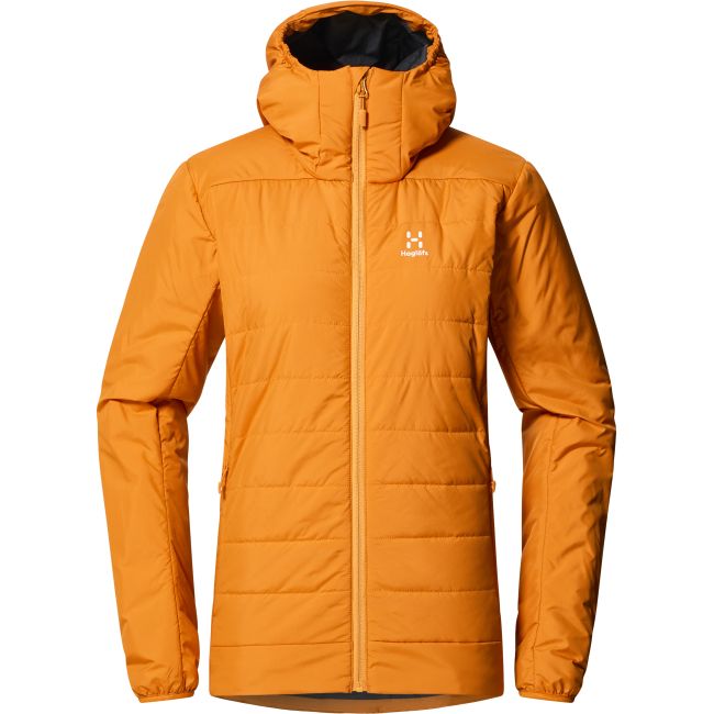 Haglöfs Mimic Silver Hood W – Geacă izolată Mimic Silver cu glugă - Galben Desert Yellow