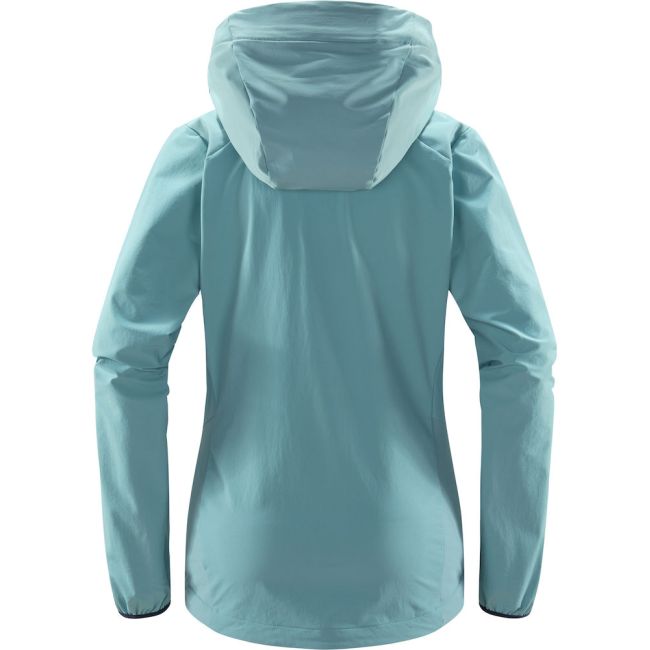 Haglöfs Discover Touring Jacket W – Geacă softshell pentru tură de schi - Albastru deschis Frost Blue